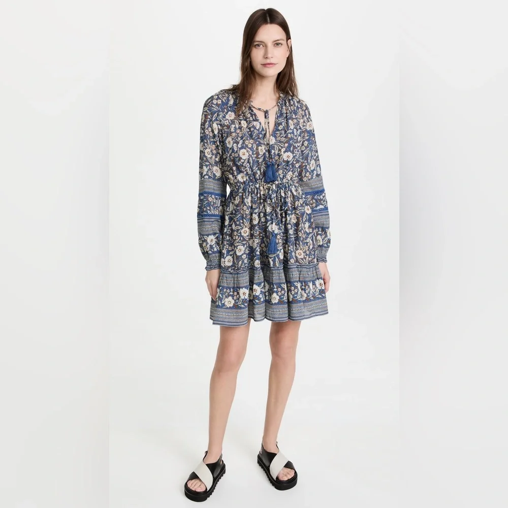 NWT $448 Veronica Beard Danica Printed Floral Dress